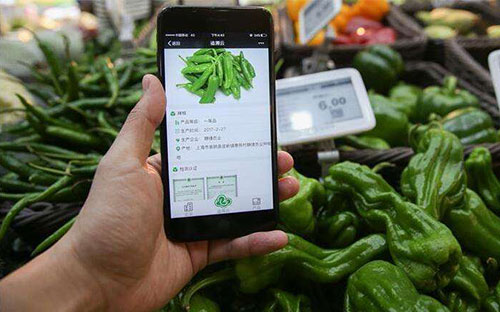 利用掃碼設備使得農產品溯源的實現移動查詢